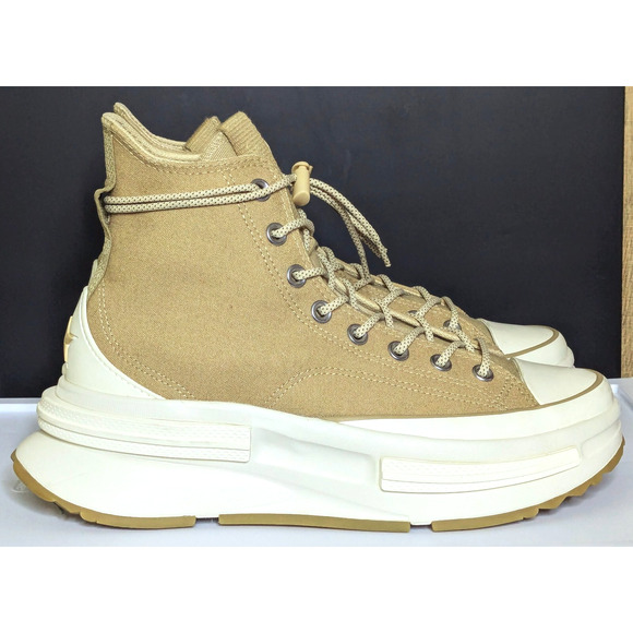 Converse Shoes Mens 8 Beige Run Star Legacy CX High Top Platform Unisex Sneaker - Picture 5 of 10
